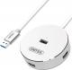 HUB USB Unitek Aluminiowy 4x USB 3.0 (Y-3197WH) 1