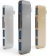 HUB USB Satechi 1x SD 1x microSD  + 3x USB-A 3.0 (ST-TCUHM) 7