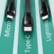 Kabel USB Usams USB-A - Lightning 1 m Czarny (Usa001133) 2