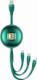 Kabel USB Usams USB-A - Lightning 1 m Zielony (Usa001135) 1