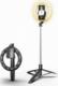Usams USAMS Uchwyt na telefon z lampą LED tripod czarny/black ZB241ZJ01 (US-ZB241) 1