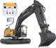 Jamara Koparka Volvo EC160E Metal 1:16 z chwytakiem i młotem wyburzeniowym 1