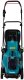 Kosiarka akumulatorowa Makita Makita cordless lawnmower DLM330RM, 18V (blue/black, Li-ion battery 4.0Ah) 8