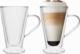 Florina Szklanki termiczne z uchem stożek double wall Florina Malachit 2 sztuki 400 ml 1