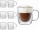 Florina Zestaw 6 sztuk Szklanki termiczne z uchem double wall Florina Malachit  400 ml 1