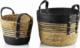 Affek Design BALI KOMPLET 2 KOSZY trawa morska 33x33xH:26/24x24xH:21cm 1