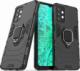 Wozinsky Ring Armor pancerne hybrydowe etui pokrowiec + magnetyczny uchwyt Samsung Galaxy A13 5G czarny 1