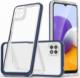 Hurtel Clear 3in1 etui do Samsung Galaxy A22 5G żelowy pokrowiec z ramką niebieski 1