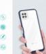 Hurtel Clear 3in1 etui do Samsung Galaxy A22 5G żelowy pokrowiec z ramką niebieski 2