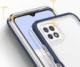 Hurtel Clear 3in1 etui do Samsung Galaxy A22 5G żelowy pokrowiec z ramką niebieski 4