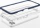 Hurtel Clear 3in1 etui do Samsung Galaxy A22 5G żelowy pokrowiec z ramką niebieski 5