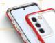Hurtel Clear 3in1 etui do Samsung Galaxy S21 5G żelowy pokrowiec z ramką czerwony 3