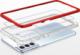 Hurtel Clear 3in1 etui do Samsung Galaxy S21 5G żelowy pokrowiec z ramką czerwony 4