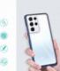 Hurtel Clear 3in1 etui do Samsung Galaxy S21 Ultra 5G żelowy pokrowiec z ramką niebieski 2