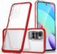 Hurtel Clear 3in1 etui do Xiaomi Redmi 10 żelowy pokrowiec z ramką czerwony 1