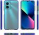 Hurtel Spring Case pokrowiec żelowe etui z kolorową ramką do Xiaomi Redmi 10 czarny 1