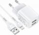 Ładowarka Hoco N8 2x USB-A 2.4 A (6931474742018) 5