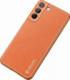 Dux Ducis Dux Ducis Yolo eleganckie etui pokrowiec ze skóry ekologicznej Samsung Galaxy S22+ (S22 Plus) pomarańczowy 17