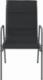 vidaXL Krzesła ogrodowe, 4 szt., stal i tworzywo textilene, czarne 5