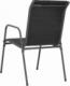 vidaXL Krzesła ogrodowe, 6 szt., stal i tworzywo textilene, czarne 6