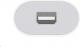 Adapter USB Apple Thunderbolt 3 - Thunderbolt 2 Biały  (MMEL2ZM/A) 2