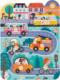 Janod Janod - Puzzle drewniane W mieście 6 elementów, 18 m+ 3
