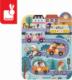 Janod Janod - Puzzle drewniane W mieście 6 elementów, 18 m+ 7