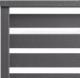 vidaXL vidaXL Panel ogrodzeniowy z WPC, 180x180 cm, szary 2