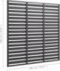 vidaXL vidaXL Panel ogrodzeniowy z WPC, 180x180 cm, szary 3