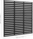 vidaXL vidaXL Panel ogrodzeniowy z WPC, 180x180 cm, czarny 2
