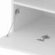 vidaXL vidaXL Szafki pod TV z LED, 2 szt., białe, wysoki połysk, 75x35x40 cm 9