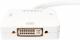 Adapter AV LogiLink DisplayPort Mini - DisplayPort - HDMI - DVI-I biały (CV0045A) 3