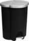 Kosz na śmieci Curver do segregacji na pedał 40L czarny (254540) 2