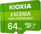 Karta Kioxia Exceria High Endurance MicroSDXC 64 GB Class 10 UHS-I/U3 A1 V30 (LMHE1G064GG2) 1