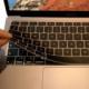 Alogy Alogy Nakładka ochronna silikonowa na klawiaturę do Apple Macbook Air 13 A2179/A2337 Czarna uniwersalny 2