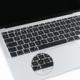 Alogy Alogy Nakładka ochronna silikonowa na klawiaturę do Apple Macbook Air 13 A2179/A2337 Czarna uniwersalny 4
