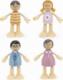 Viga Toys Drewniane Lalki Rodzina Lalek 1