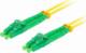 Lanberg PATCHCORD ŚWIATŁOWODOWY SM LC/APC-LC/APC DUPLEX 3.0MM LSZH G657A1 1M ŻÓŁTY LANBERG 1