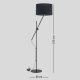 Lampa podłogowa Alfa Alfa Lora 9260.40 lampa stojąca podłogowa 1x60W E27 czarna 2