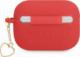 Guess Etui ochronne Silicone Charm Heart Collection do AirPods Pro czerwone 3