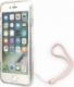 Guess Guess GUOHCI8H4STP iPhone SE 2022 / SE 2020 / 7/ 8 różowy/pink hardcase 4G Print Strap 4