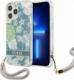 Guess Guess GUHCP13LHFLSN iPhone 13 Pro / 13 6,1" zielony/green hardcase Flower Strap 1