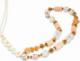 Guess Guess zawieszka GUSTBOHP Phone Strap brązowy/brown Beads Bohemia 1
