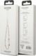 Guess Guess zawieszka GUSTSHPP Phone Strap rózowy/pink Beads Shell 2