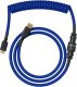 Kabel USB Glorious USB-A - USB-C 1.36 m Niebieski (GLO-CBL-COIL-COBALT) 2
