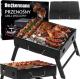Heckermann DS-06 Grill walizkowy węglowy 35 cm x 27 cm 1