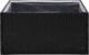 vidaXL Donica ogrodowa, czarna, 80x80x40 cm, rattan PE 4