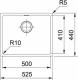 Zlewozmywak Franke Sirius SID 110-50 Tectonite onyx (125.0331.034) 1
