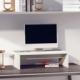 vidaXL vidaXL Podstawka na monitor, biała, 50x27x15 cm, lite drewno sosnowe 1