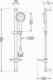 Bateria wannowa Mexen Mexen Sabre DB74 zestaw wannowy, czarny - 72103DB74-70 4